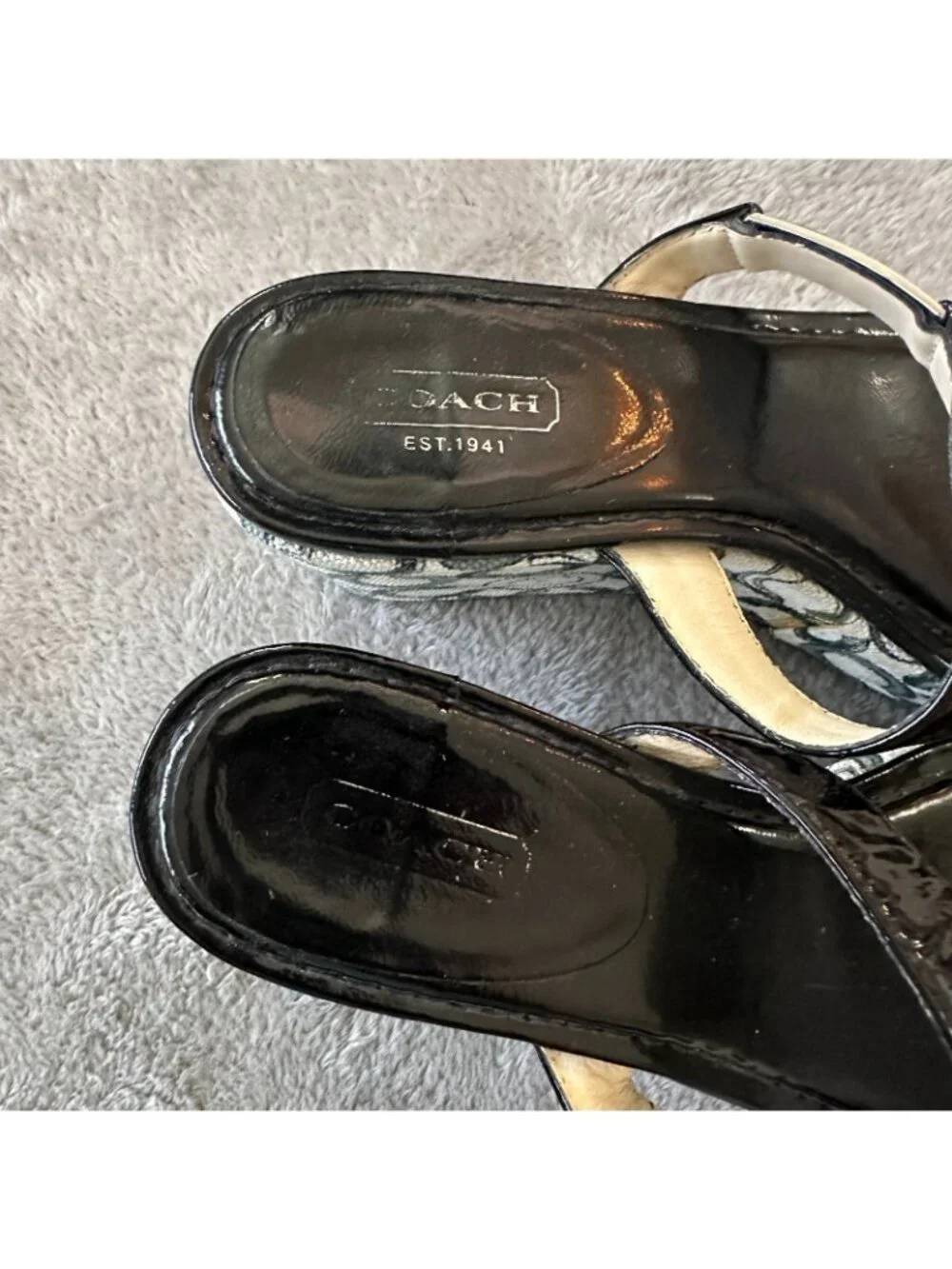 Coach wedge sandals
